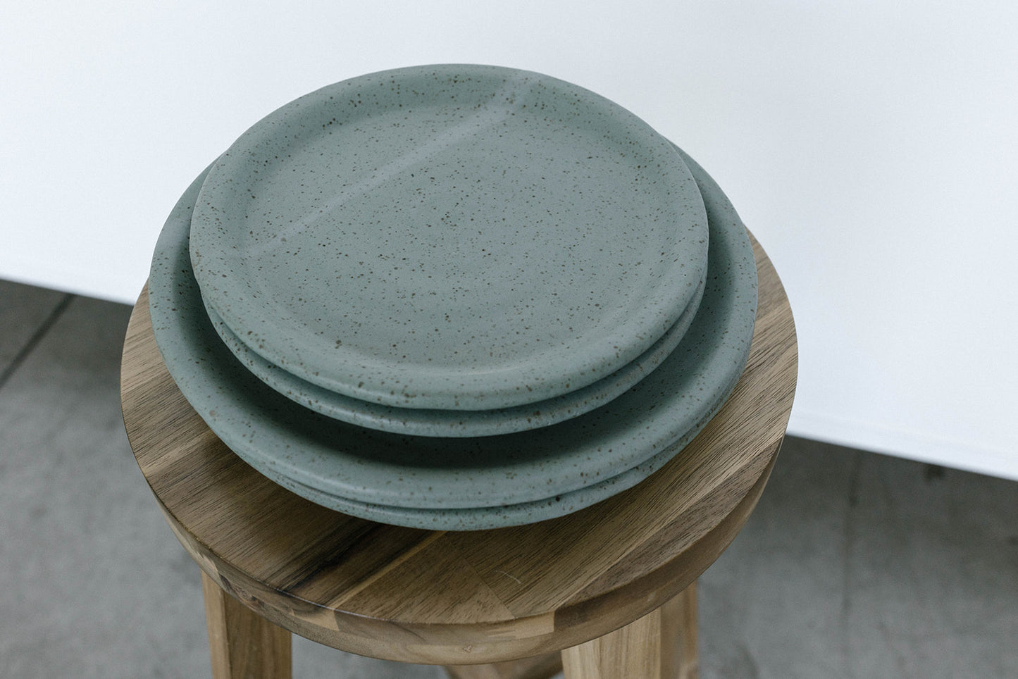 Dinner Plate + Salad Plate - KJ Pottery