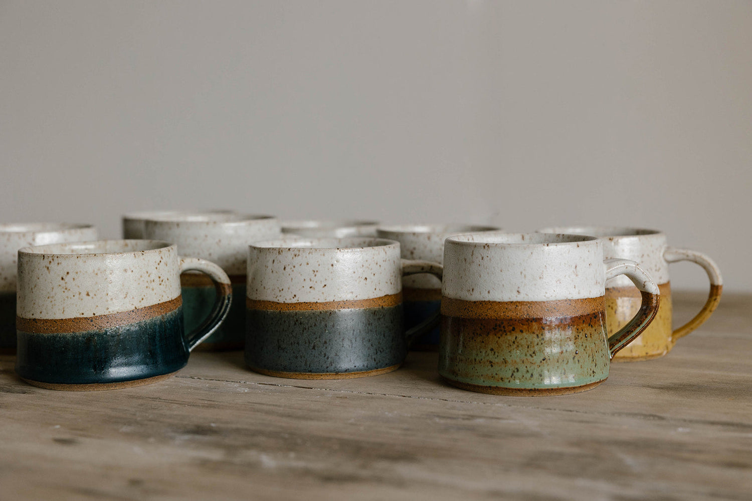 KJ Pottery mug collection