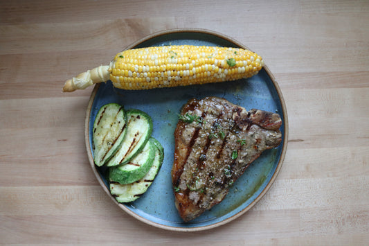 Large Dinner Plate / Serving Platter - KJ Pottery 