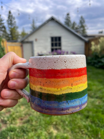 🌈 Handmade Pride Mug – KJ Pottery | Limited Edition for Pride Month PRE-ORDER