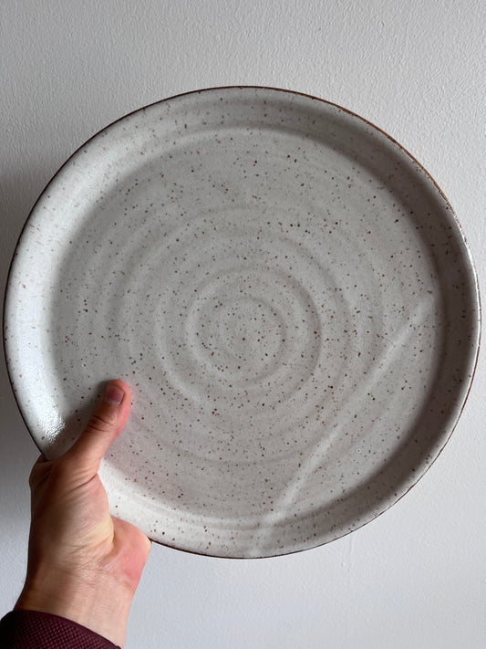 Large Dinner Plate / Serving Platter - KJ Pottery 