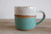 Load image into Gallery viewer, Mug - White and teal
